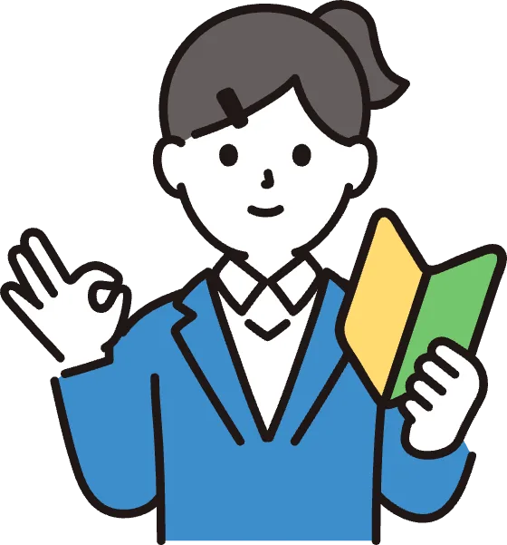 AIを使ってLPを作る事業主のイラスト